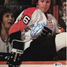 Bob Clarke Philadelphia Flyers Signed Magazine Page BAS