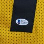 Troy Polamalu Signed Custom Yellow Pro-Style Football Jersey BAS ITP