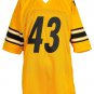 Troy Polamalu Signed Custom Yellow Pro-Style Football Jersey BAS ITP