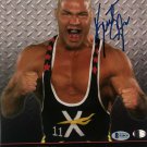 Kurt Angle Signed Wrestling 8x10 WWE TNA Photo BAS