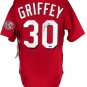 Ken Griffey Reds Signed Mitchell & Ness Red Baseball Jersey "HOF 16" Tristar 279