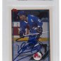 Joe Sakic Avalanche Signed Slabbed 1991 Topps #3 Pre Production Sample Card BAS