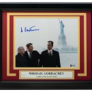 Mikhail Gorbachev Leader of Soviet Union Signed Framed 8x10 Photo BAS