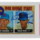 Nolan Ryan Signed Topps Rookie Card Inscribed GEM MT 10 PSA/DNA