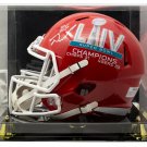 Damien Williams Kansas City Chiefs Signed SB LIV FS Speed Rep Helmet w/ Case BAS