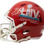 Damien Williams Kansas City Chiefs Signed SB LIV FS Speed Rep Helmet w/ Case BAS