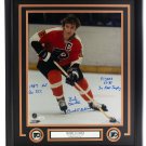 Bob Clarke Signed Framed Philadelphia Flyers 16x20 Photo 4 Inscriptions JSA