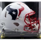DeAndre Hopkins Texans Signed Full Size Matte White Auth Speed Helmet w/Case JSA