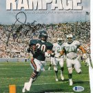 Thomas Sanders Chicago Bears Signed Rampage Magazine Cover BAS
