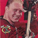 Bobby Hull Chicago Black Hawks Signed Magazine Page Photo BAS