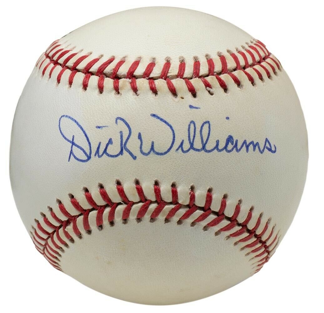 Dick Williams Oakland Athletics Signed Rawlings Official MLB Baseball ...