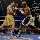 Floyd Mayweather Jr. Signed 8x10 UFC Photo vs. Pacquioa JSA ITP