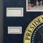 U.S. Presidents+First Lady Signature Cuts Framed 27x27 Display Nixon+10 BAS LOA