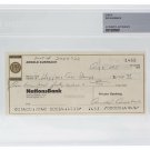 Red Auerbach Boston Celtics Signed Personal Check #1452 8/2/1995 Slabbed BAS