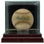 1920s Babe Ruth Yankees Signed Reach Baseball w/ Glass Case PSA BAS A04110