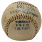 1920s Babe Ruth Yankees Signed Reach Baseball w/ Glass Case PSA BAS A04110