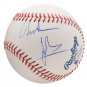 Christian Bale Signed MLB Baseball w/ Glass Display Case BAS