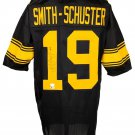 JuJu Smith-Schuster Signed Custom Black Pro Style Football Jersey BAS