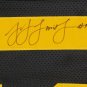 JuJu Smith-Schuster Signed Custom Black Pro Style Football Jersey BAS