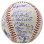 2002 New York Yankees Team Signed Baseball BAS LOA