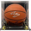 Shaquille O'Neal Signed Replica Spalding Basketball w/ Case BAS