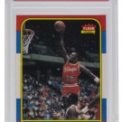 Michael Jordan Bulls 1986 Fleer Rookie #57 Basketball Card NM MT 8(OC) PSA 112
