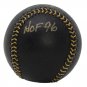 Jim Bunning Phillies Signed Blackk MLB Baseball HOF Insc. Sports Integrity COA
