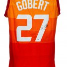 Rudy Gobert Signed Orange Utah Jazz NBA Basketball Jersey PSA/DNA
