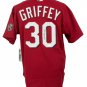 Ken Griffey Signed Reds Mitchell & Ness Red Baseball Jersey HOF 16 TriStar