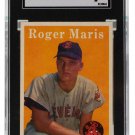 Roger Maris 1958 Cleveland Indians Topps Rookie Card RC #47 SGC Mint 9