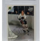 Bobby Hull Blackhawks Signed 1991-92 Ultimate Original Six #82 Hockey Card BAS