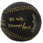 Tom Glavine Atlanta Braves Signed Black MLB Baseball Insc. 4x Fanatics Holo+ MLB