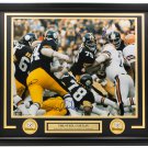 Steel Curtain Greene, Holmes, White Greenwood Signed Framed 16x20 Photo BAS