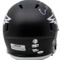 Carson Wentz Zach Ertz Signed Full Size Matte Black Spd Rep Helmet Fanatics+JSA