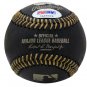 Tom Glavine Braves Signed Black MLB Baseball Insc. "HOF 2014" PSA/DNA Hologram
