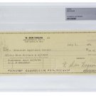 Ben Hogan Signed Personal Check #4698 7/5/1994 Slabbed BAS