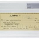 Ben Hogan Signed Personal Check #4710 7/13/1994 Slabbed BAS