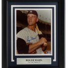 Roger Maris New York Yankees Signed Framed 8x10 Photo BAS LOA A21659