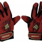 David Ortiz Signed Game Used Red Sox Marucci Red/Black Batting Gloves Ortiz LOA