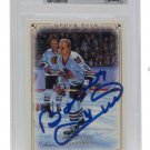 Bobby Hull Blackhawks Signed Slabbed 2008-09 UD Masterpieces #46 Hockey Card BAS