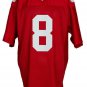 Daniel Jones Signed Custom Red Pro-Style Football Jersey JSA ITP