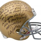 Rudy Ruettiger Notre Dame Signed FS Replica Helmet Insc. 5 Ft Nothing Quote JSA