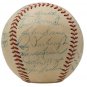1953 Mantle Rizzuto Ford Yankees Team Signed Baseball +22 w/Case PSA/DNA AH41185