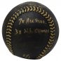 Rollie Fingers Brewers Signed Black MLB Baseball Insc. 4x Fanatics+MLB Hologram