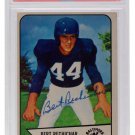 Bert Rechichar Colts Signed 1954 Bowman #26 Football Card Auto 9 Slabbed PSA/DNA