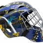 Jordan Binnington Blues Signed Full Size Goalie Replica Mask w/Case Fanatics