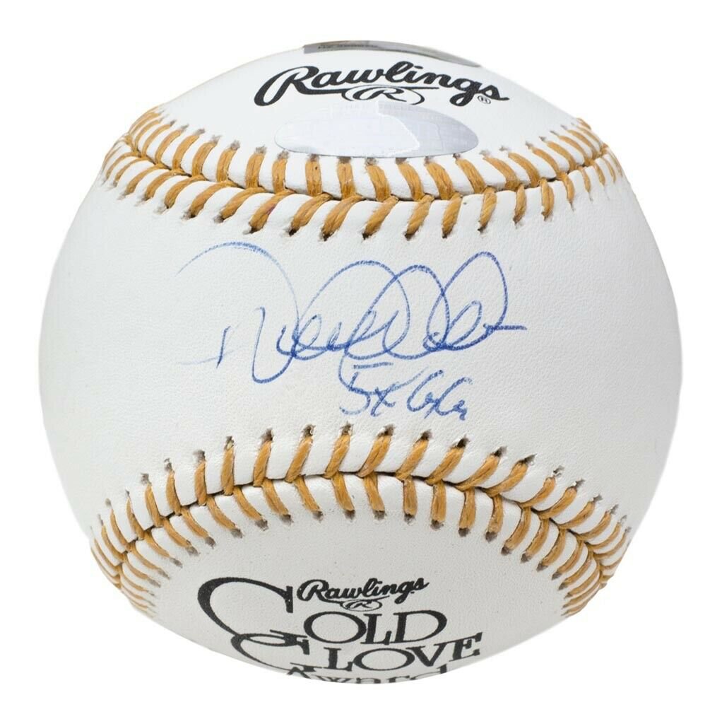 Derek Jeter Yankees Signed Official Gold Glove Baseball Steiner+MLB HZ298570