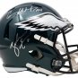 Carson Wentz Zach Ertz Signed Full Size Speed Replica Helmet w/Case Fanatics+JSA