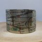 Cody Wyoming Map Cuff Bracelet. Vintage print cuff for her or him.