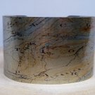 Glacier National Park Montana Map Cuff Bracelet. Vintage print cuff for her or him.